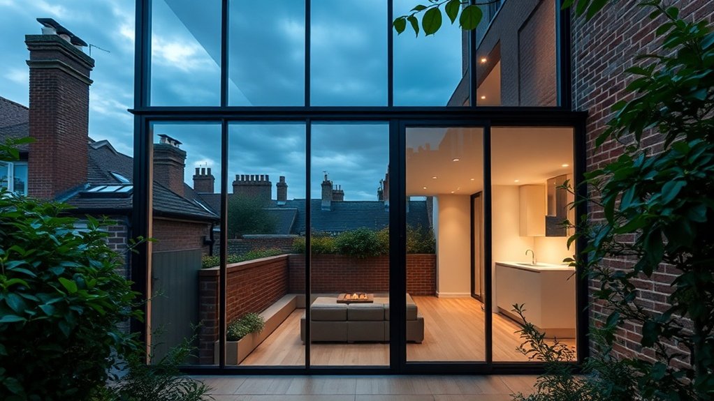 Glass Extension Walls Islington