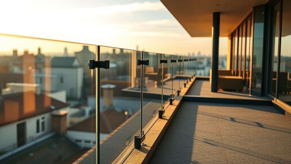 Terrace Glass Balustrades Islington