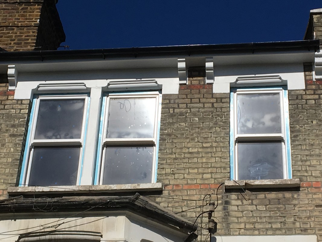 New uPVC sash windows fitted on Victorian terrace in Islington